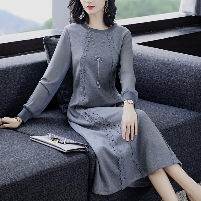 若你年逾50，也可以穿的年轻漂亮！试试这高端秋裙，时髦又迷人