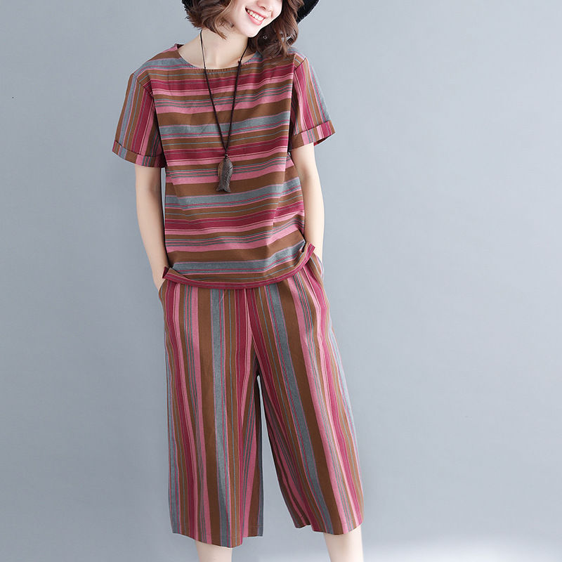 最近火爆的七分裤套装，真是够美够高级!难怪老婆扔了裙子买了它