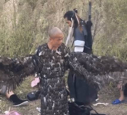 「山寨」山寨版《神雕侠侣》开拍,杨过神似古天乐,大雕扮演者五百元一天
