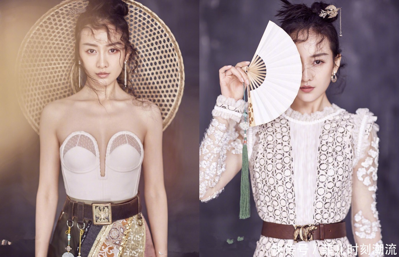 王鸥上身穿得让人挪不开眼,网友:只有平胸才敢这样穿!