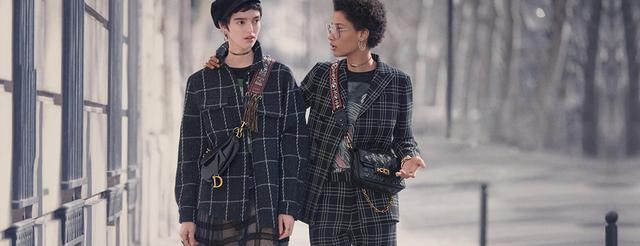 迪奥马鞍包创新图案再度来袭，景甜杨采钰带货再次点燃马鞍包潮流