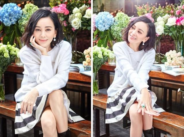 道明寺妈妈上线，雪姨剧中西装演绎霸道总裁，剧外却是温婉大姐姐