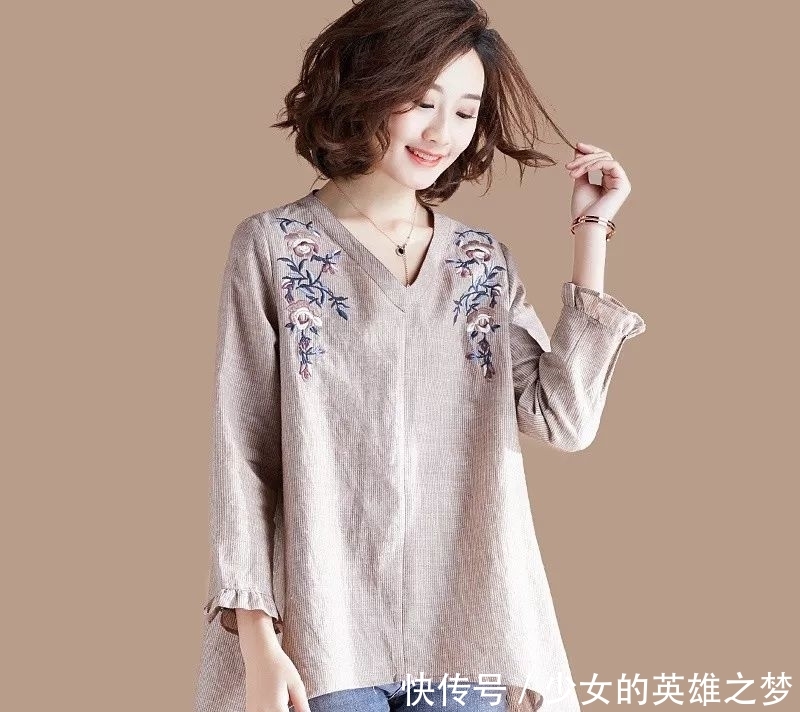 「XL」老婆130斤,但贼会打扮!开春就穿这5XL大码装,瘦美到开挂