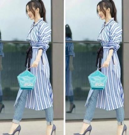 没想到霍思燕这么敢穿，20公分的高跟鞋，把脚都要立起来了！