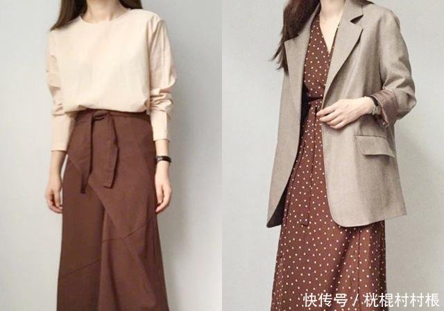 今年最火的是莫兰迪色系穿搭，18套早秋通勤最佳穿配给你示范！