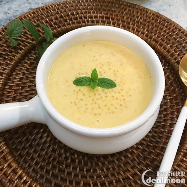 南瓜甜品DIY| 巨好喝的椰汁南瓜西米露&amp;香甜软糯的椰丝南瓜牛奶小方