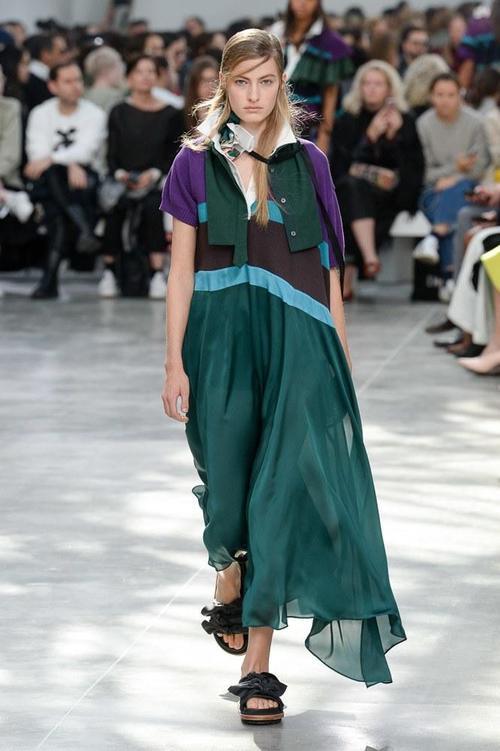 2019春夏时装周上这个小众的牌子 Sacai简直美的不像话