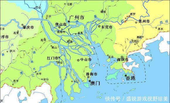  【流域】黄河一个，长江一个 为什么珠江会有八个入海口？