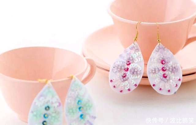 【珠绣胸针】你离小仙女只差一件闪闪的配饰,DIY手工珠绣饰品,附教程