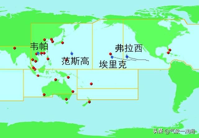 罕见！“双台风”加“双飓风”，今年太平洋首轮“四大风暴”共舞