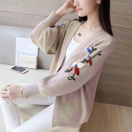 9月新款“毛衣”，毛茸茸的!出门搭配阔腿裤，上身美爆了