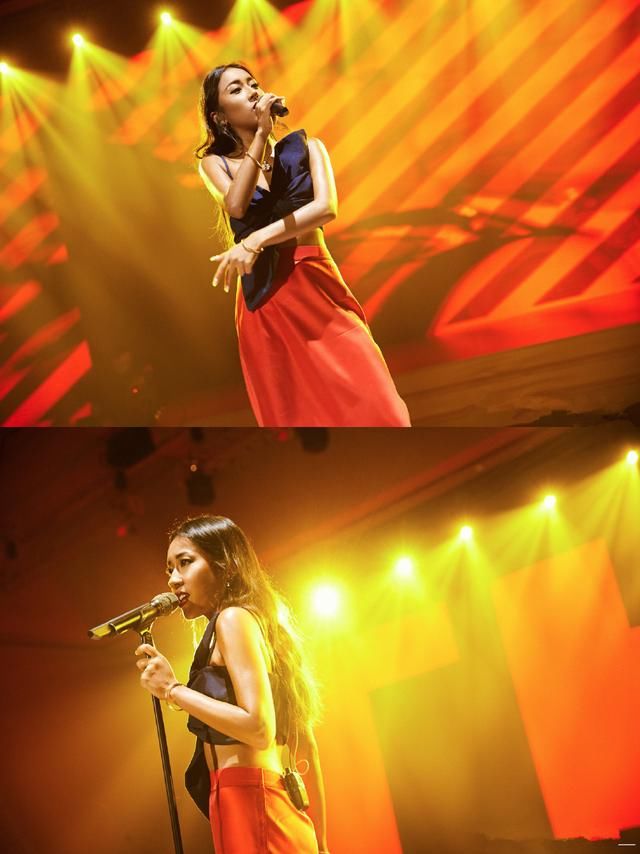 吉克隽逸真敢穿，上身只打了一个结就亮相，网友：真怕会掉下来