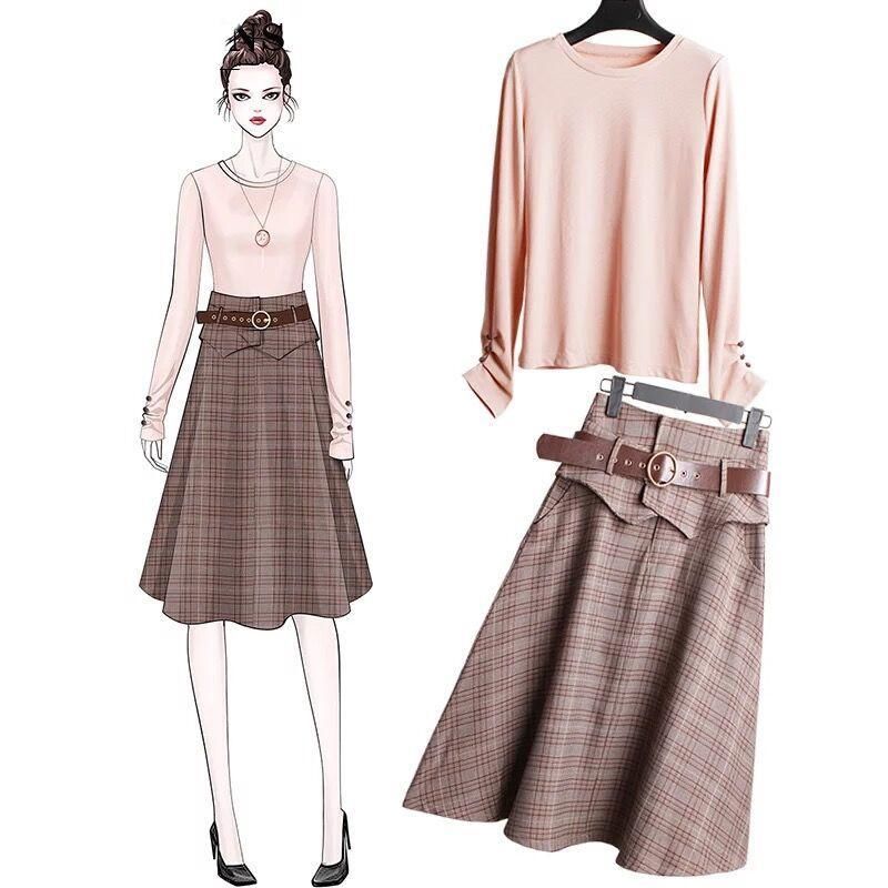 假如我身材很胖很胖，旗袍不花钱也不要，只穿这种套装，又瘦又美