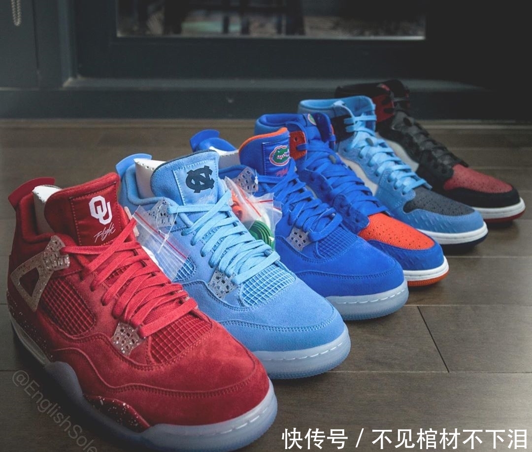 乔治城大学@乔治城Air Jordan 1 PE释出!别人家的学校系列让我酸了