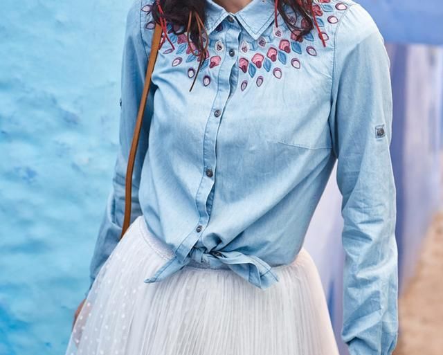  「衬衫」今年春夏好穿的时髦组合 衬衫大裤子百搭不挑人