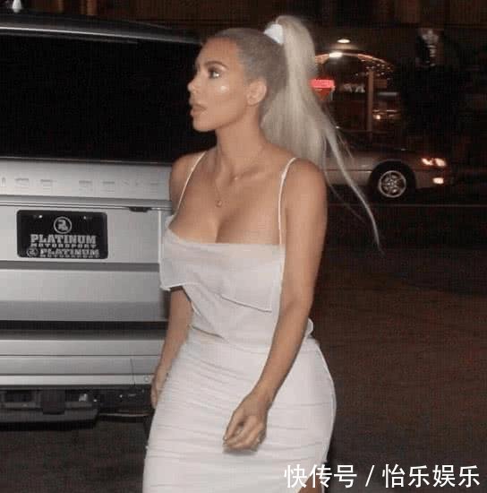 卡戴珊深夜受保安贴身护送, 这身打扮也难怪“犯罪率”会升高