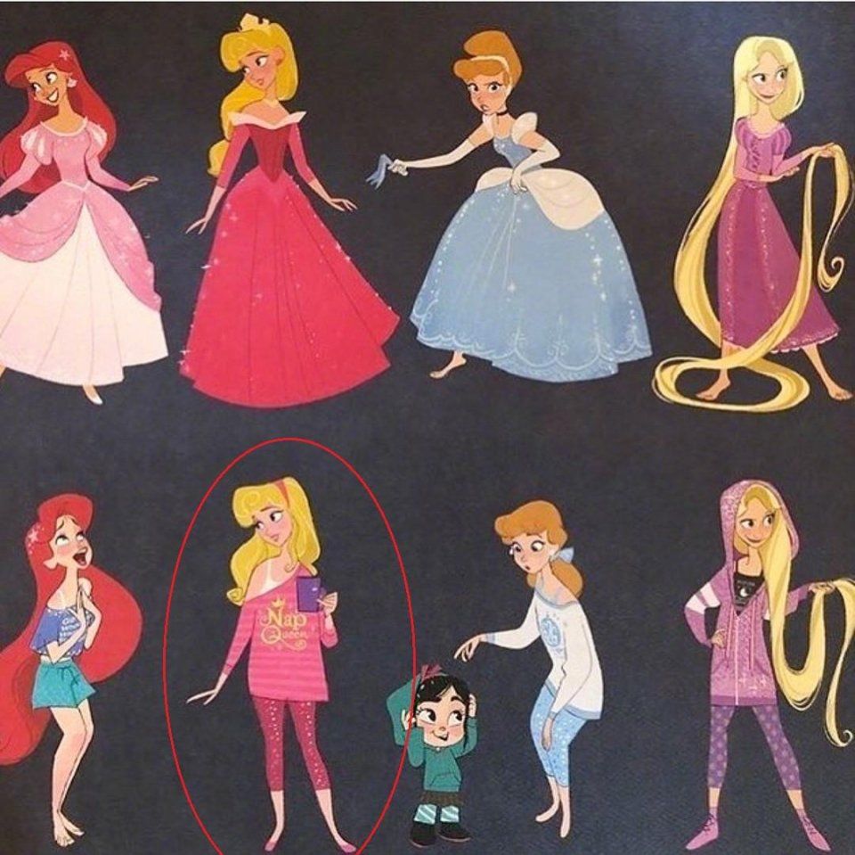 迪士尼公主穿越到现代，白雪公主裤子太丑，花木兰龙纹夹克最抢眼