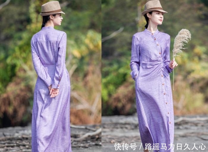 【时髦】春季复古裙穿搭,随性简约,演绎不费力的时髦感!