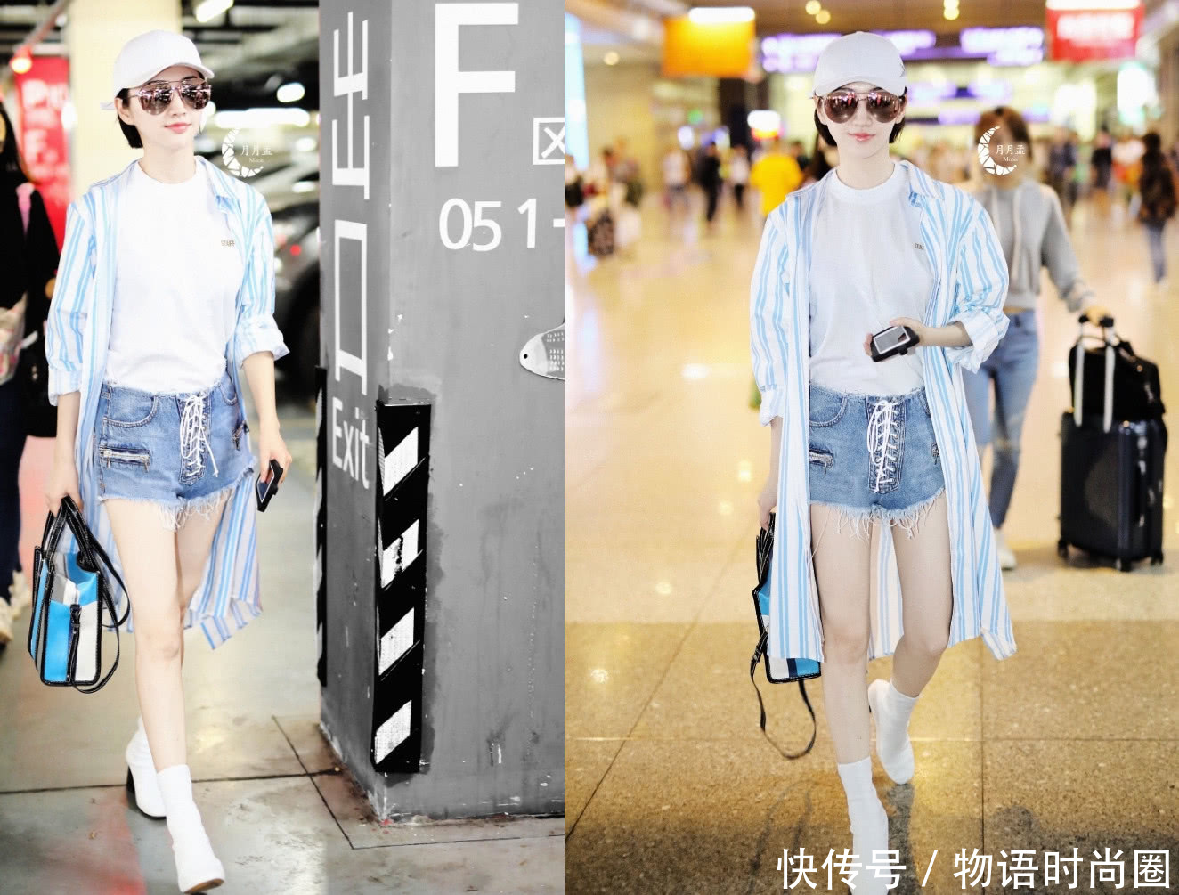 景甜又一次把大牌穿成了淘宝风!除了身材好,衣