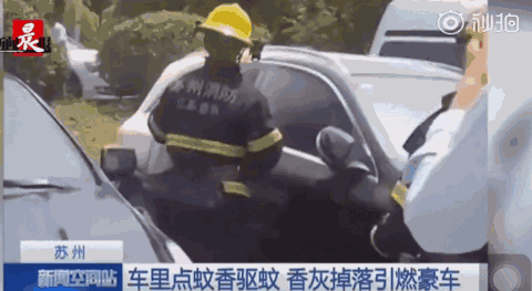 奔驰车莫名自燃起因奇葩 犯罪嫌疑人蚊子称 本蚊是无辜的 云和人