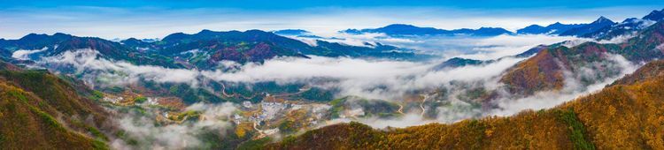 大别山天堂寨雨后现仙境奇观