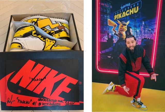  『皮卡丘』《大侦探皮卡丘》首映！导演客制版Air Jordan 1上脚狂吸睛