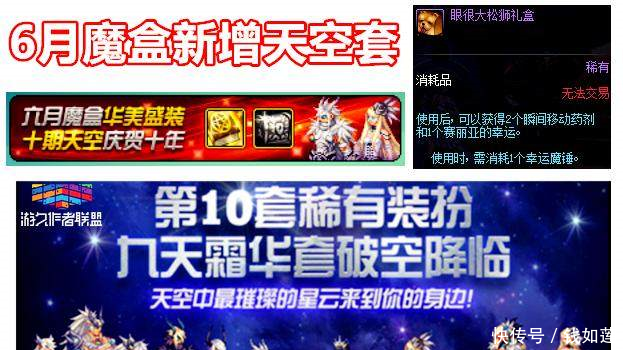 DNF魔盒加入天空套,周年庆站街奖励出炉!_【