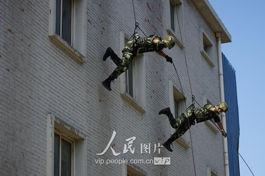 天津:武警部队侦察兵集训练打赢