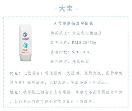  值得@均价不过百，这些优秀的国货防晒值得囤！