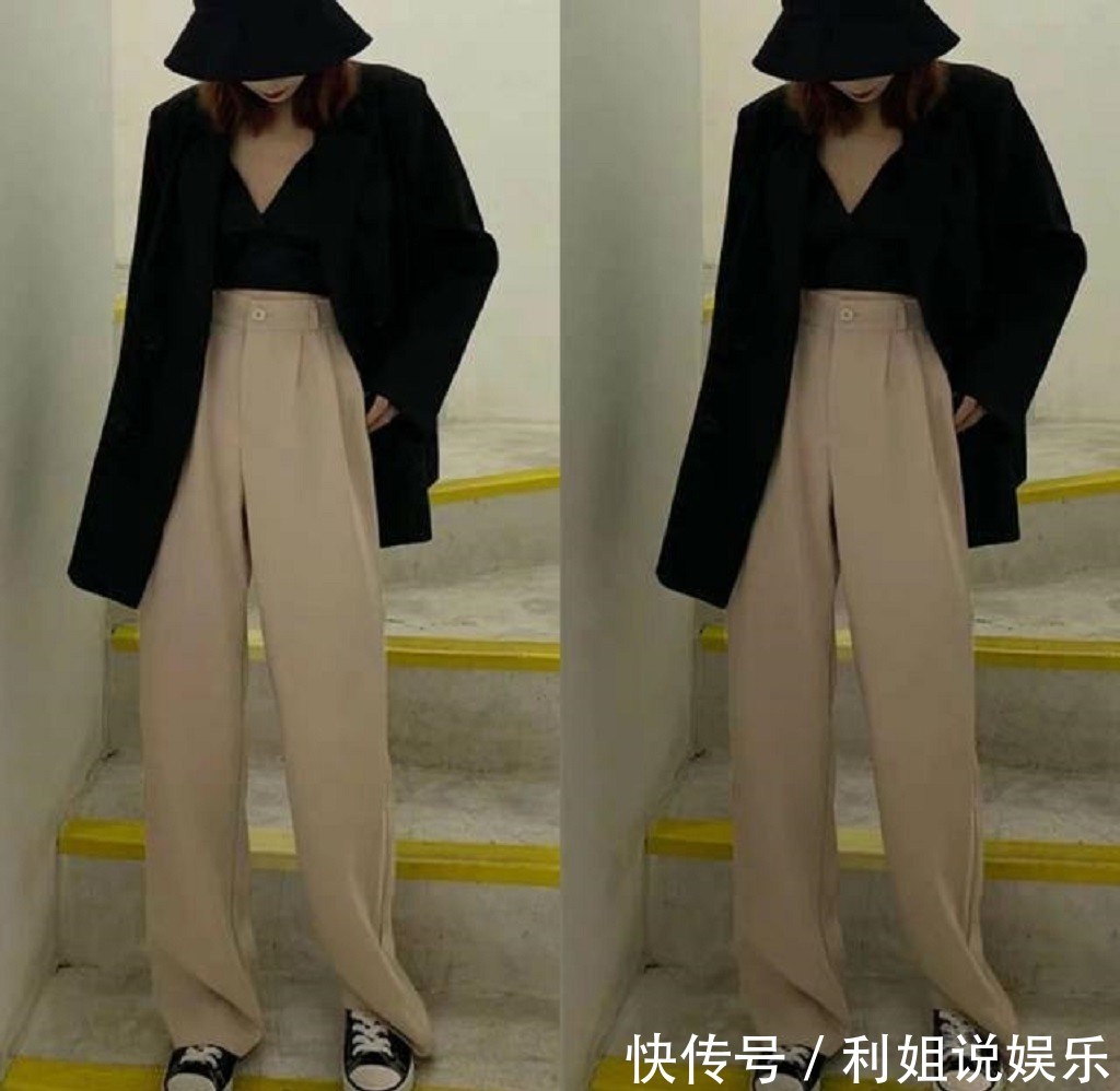 卡其色@经典耐看的卡其色裤,搭配不同上衣,简约大气又A又通勤!