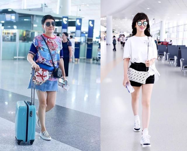 看了56岁张凯丽穿短裤，再看63岁赵雅芝，终于见识了真正的少女感