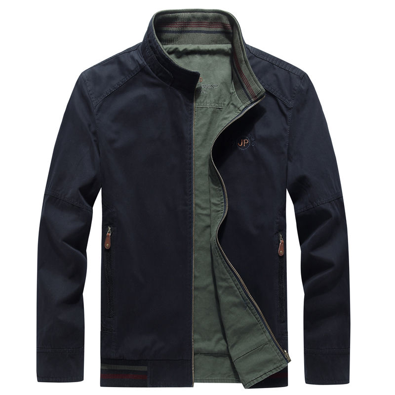 等我发了工资，一定给老公买件“双面穿”夹克，今秋穿不捂不热