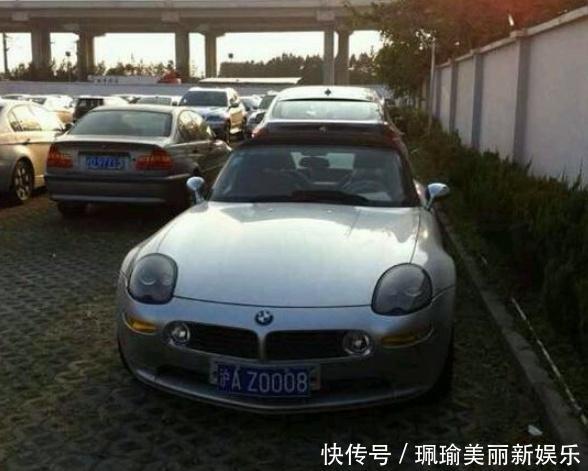 上海唯一一辆宝马z8,车牌就要60万,二手