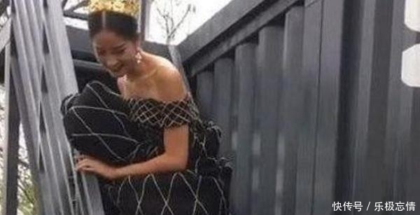 抖音天价婚纱现身,当新娘展开裙摆的那一刻,