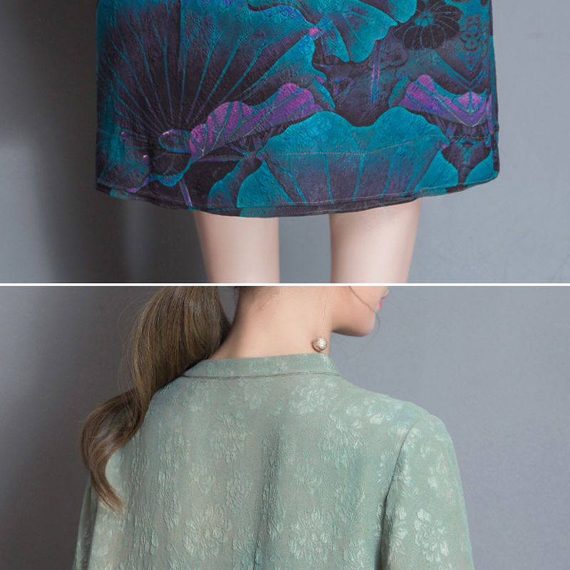 有一种美叫“旗袍”，立秋已到，42岁老婆穿旗袍，简直美若天仙