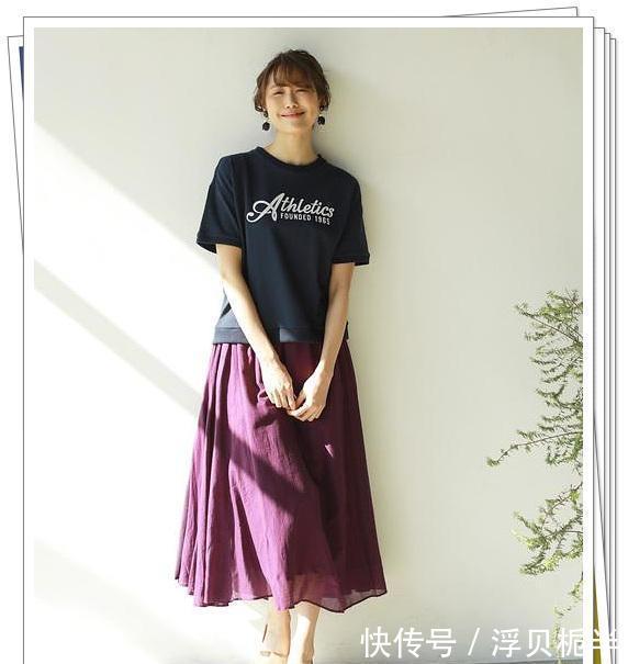  『春夏』春夏不同颜色的长裙搭配示范！掌握了就不会出错的半身裙穿搭技巧