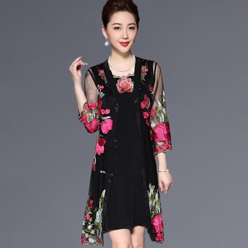 难怪妈妈把阔腿裤扔了，洋气又得体，减龄显瘦还百搭