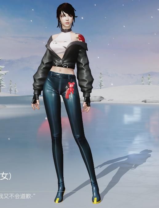 荒野行动时装秀：性感撩人大长腿，超级经典背影杀！拿去舔屏吧！