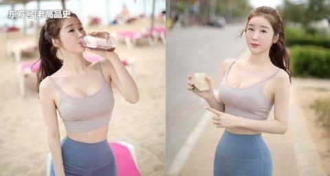  美女：紧身打底裤：个性前卫的美女，秀出傲人曲线，焕发时尚气息！