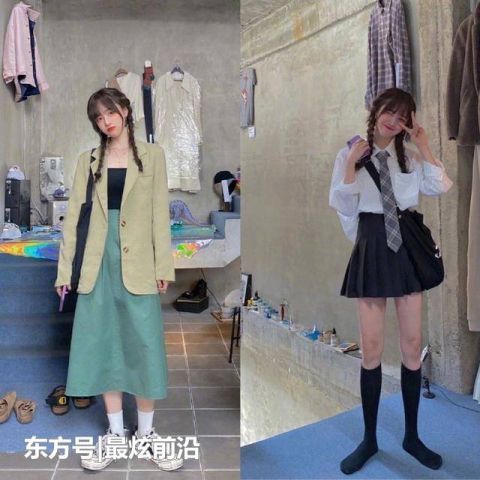 #春天#减龄少女感穿搭分享,漂亮与可爱并存,春天这样穿美翻了