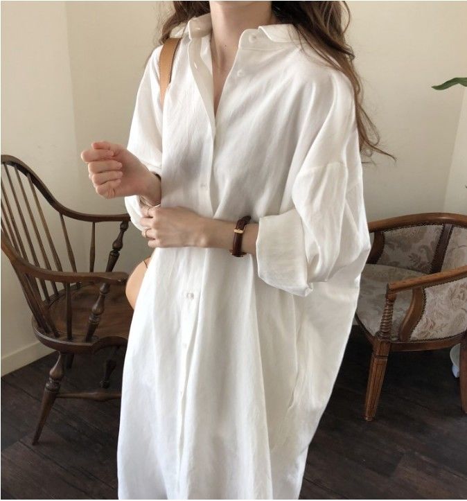 洋气好穿的棉麻衫，减龄效果真好，48岁老妈看起来年轻又美嫩