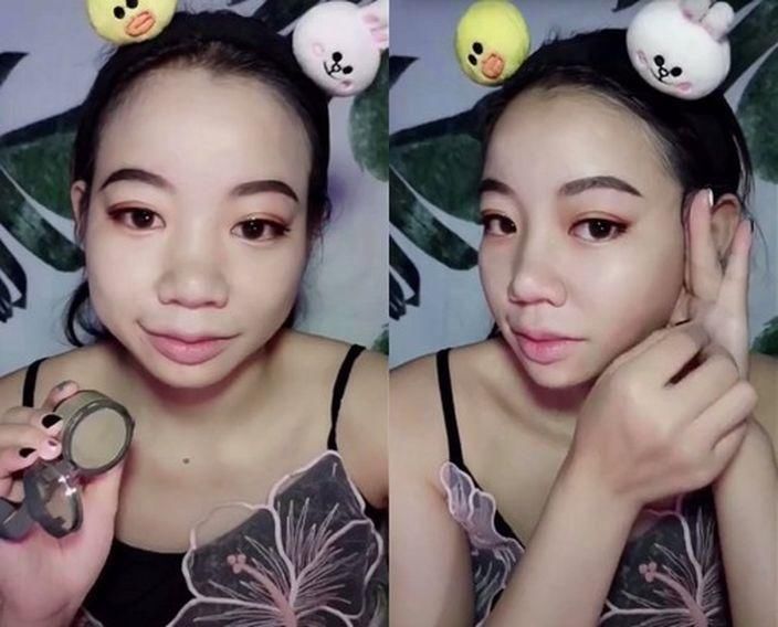 神奇易容术,村姑变女神,爆红到英国,当众卸妆全都看傻眼!