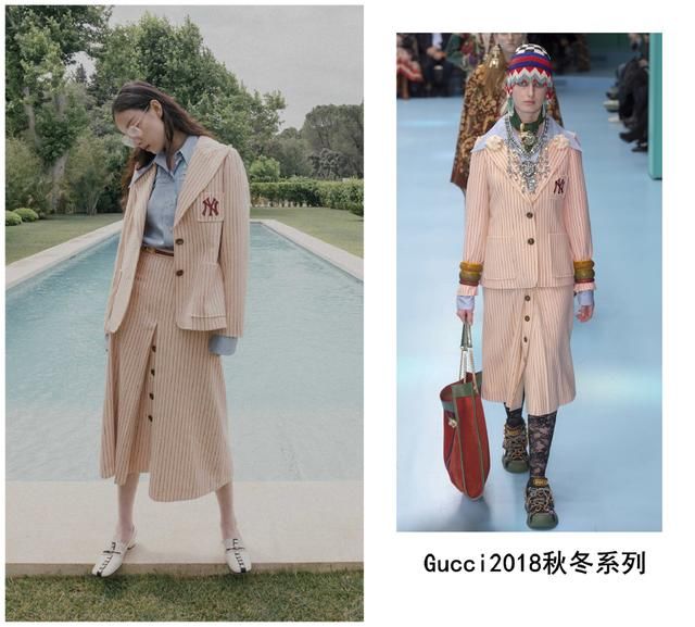 倪妮跟宋祖儿相差十岁,同穿2万的条纹西装,输了年龄却赢了气质