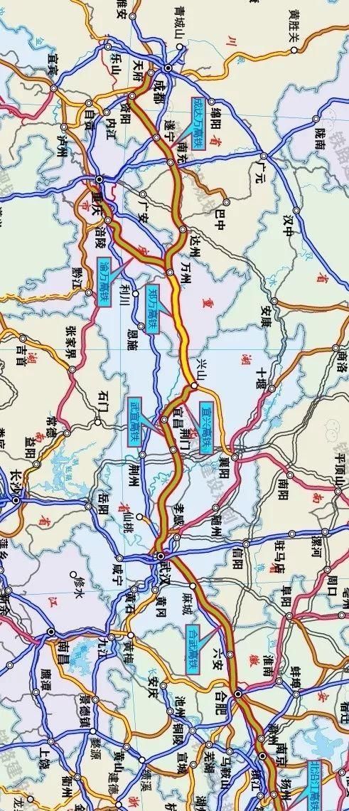  #高铁#国家发改委召开沿江高铁专题推进会?沿江高铁各大项目最新