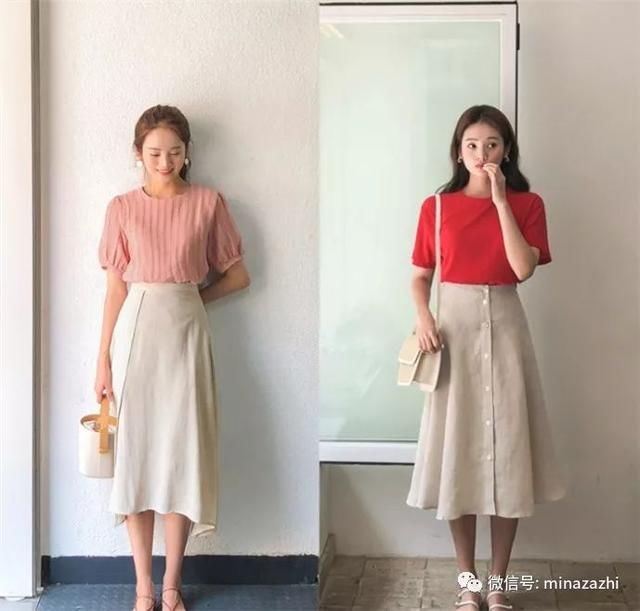 36度的天该怎么穿？40套清新or淑女or帅气的韩系chic穿搭 照着穿