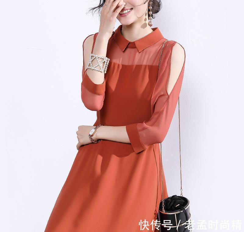  『宽松连衣』女人如果40来岁就要好好打扮！试试这些春裙，搭配裸靴，美炸天