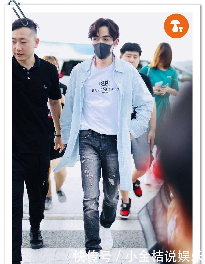 娱乐圈男星邓伦、朱一龙、王俊凯机场照，网友：他装嫩是好样的！