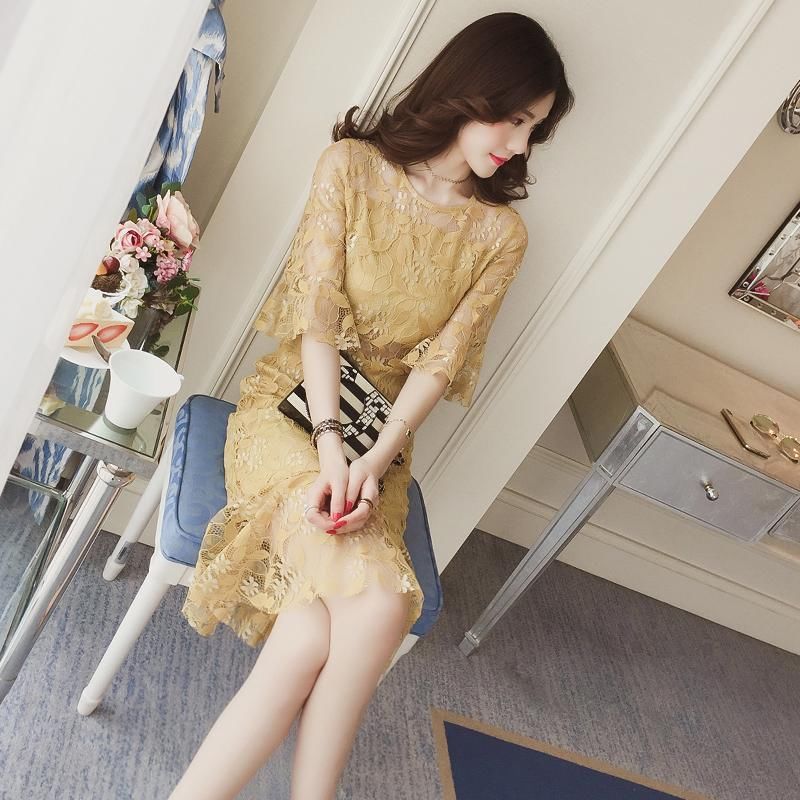 还有一种裙叫鱼尾裙，让你轻松穿出s型，搭高跟鞋显高显瘦美爆了