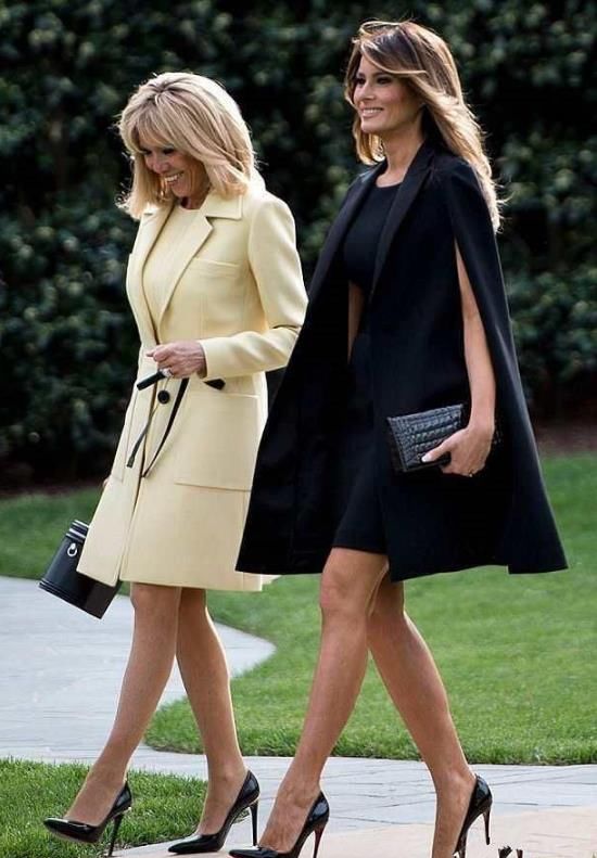 65岁布丽吉特，满屏都是大长腿，终于知道马克龙为什么这么爱她了