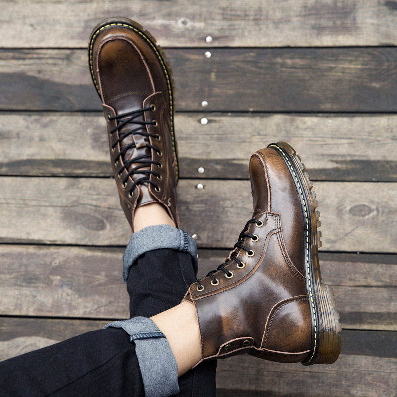 中国造新式军靴,保暖耐穿不闷汗不冻脚,男人味十足征服女神